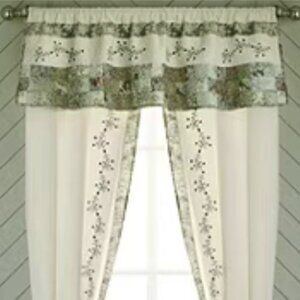 JCP Home Cassandra 'Green' 1 Valance ONLY